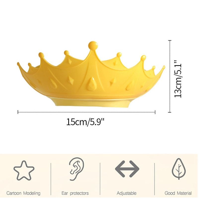Adjustable Baby Shower Cap with Ear Covers - Protects Eyes & Ears
